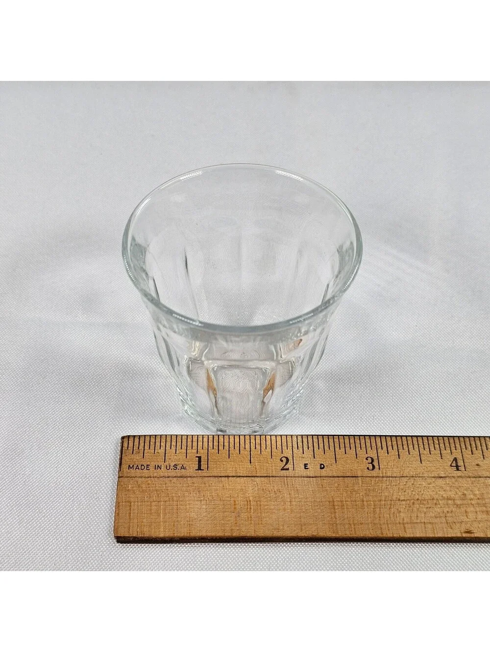 Duralex Picardie Clear Tempered Glass Tumblers Set of 2 Made in France 3.125oz